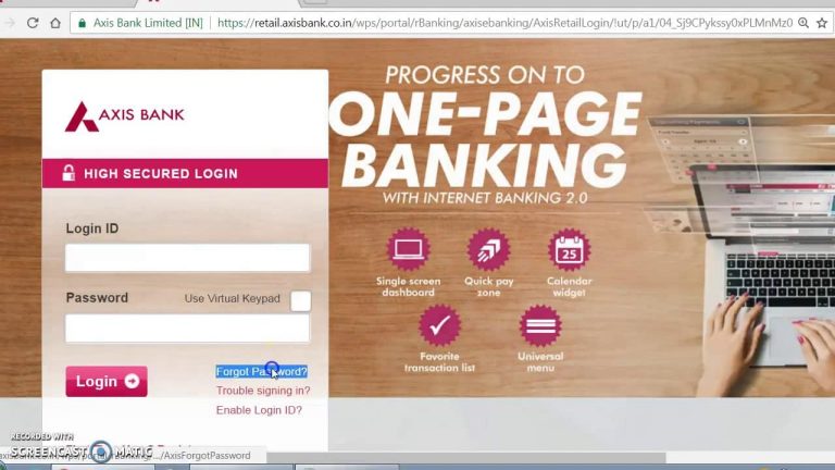 Axis Bank Net Banking