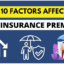 Top 10 Factors Affecting Life Insurance Premium